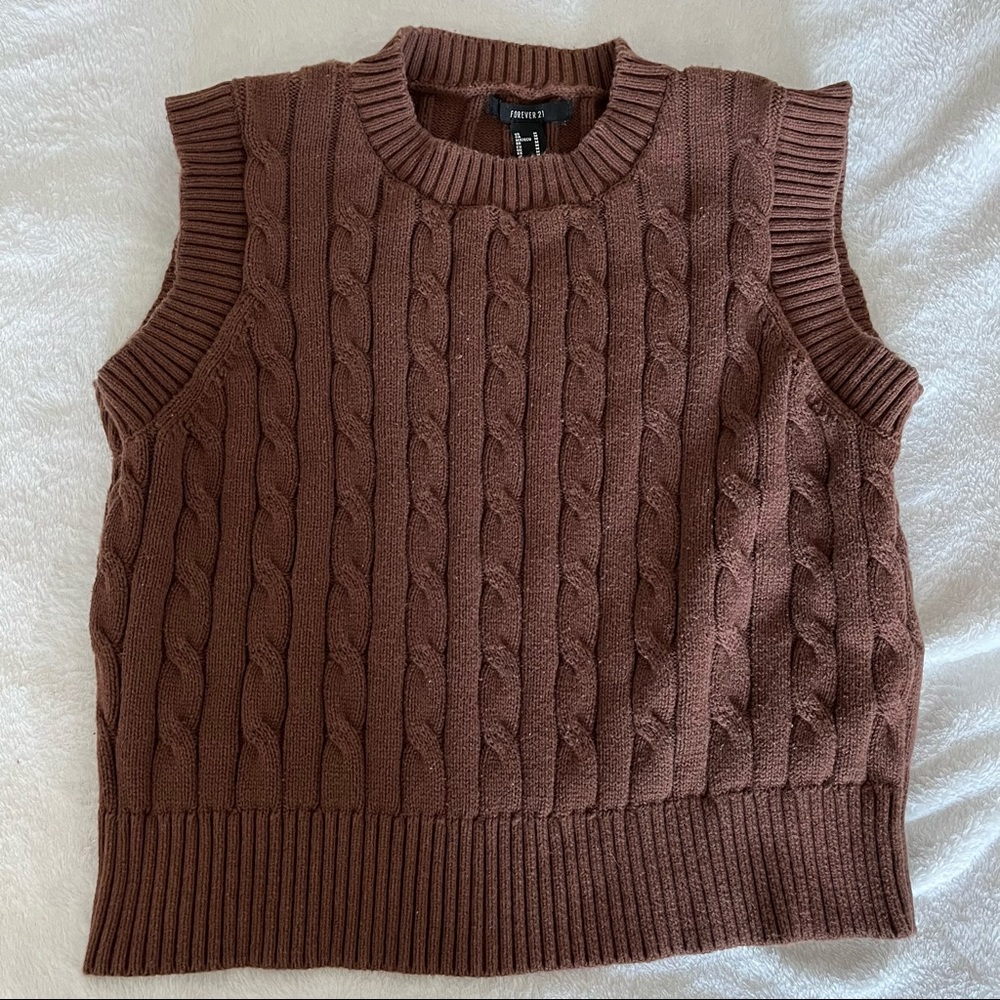 Forever 21 knit sweater vest